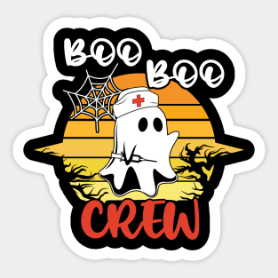 Boo Boo Crew Nurse Sticker